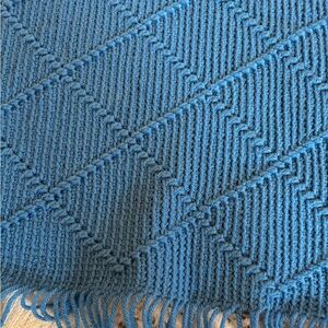 Handmade crocheted afghan